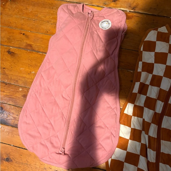 Cozy Kids Sleep Sacks - Pink, Brown, and Green - Picture 4 of 8